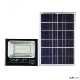 200W Floodlight LED Solar Light Garden Waterproof lamp for Home, Outdoor, Garden (Cool White)(Renewed)