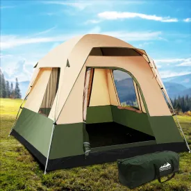 4-Person Waterproof UV Camping Tent with Storage - Weisshorn