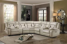 Amite 7pc Sectional Sofa in Beige