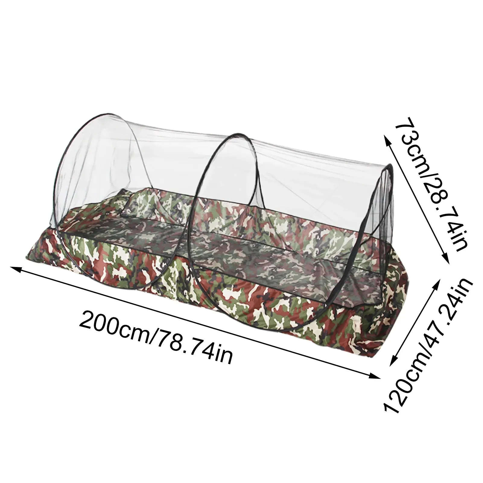 Camping Mosquito Net Tent Folding Mesh Net Tents Camping Single Bed Mosquito Net Tents Portable Automatic Tent Camping Accessory