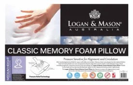 Classic Memory Foam Pillow by Logan & Mason