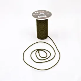 Cord: 'Para' Cord. Generic. Per Metre 'Off-the-Roll'. New. Olive Green.