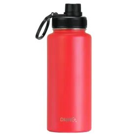 DRINCO® 32oz Stainless Steel Water Bottle - Barn Red