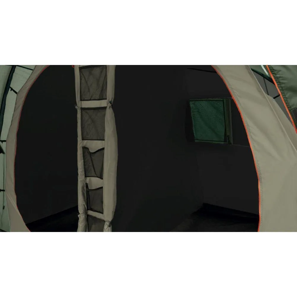 Easy Camp Galaxy 400 Tent - 4 Man Tunnel Tent 2023 (Rustic Green)