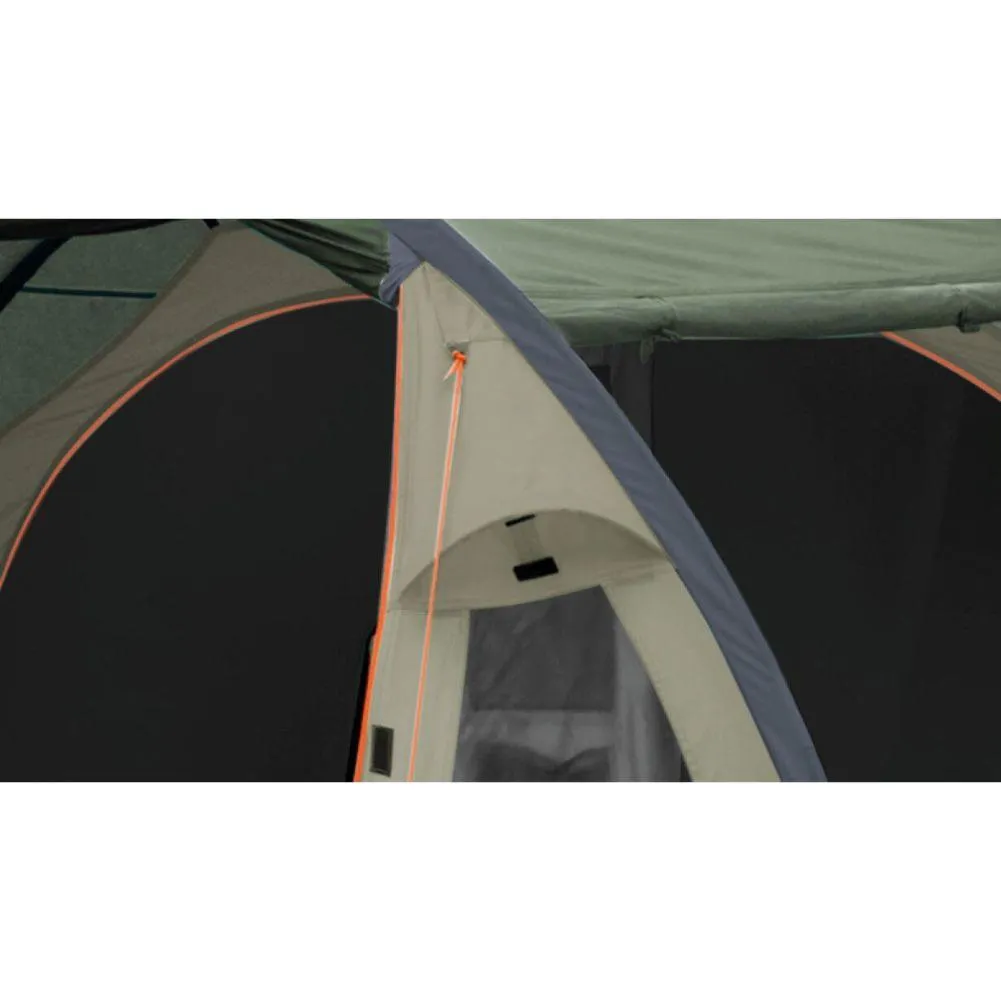 Easy Camp Galaxy 400 Tent - 4 Man Tunnel Tent 2023 (Rustic Green)