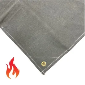 Fire Retardant Canvas Tarp 8' x 10'