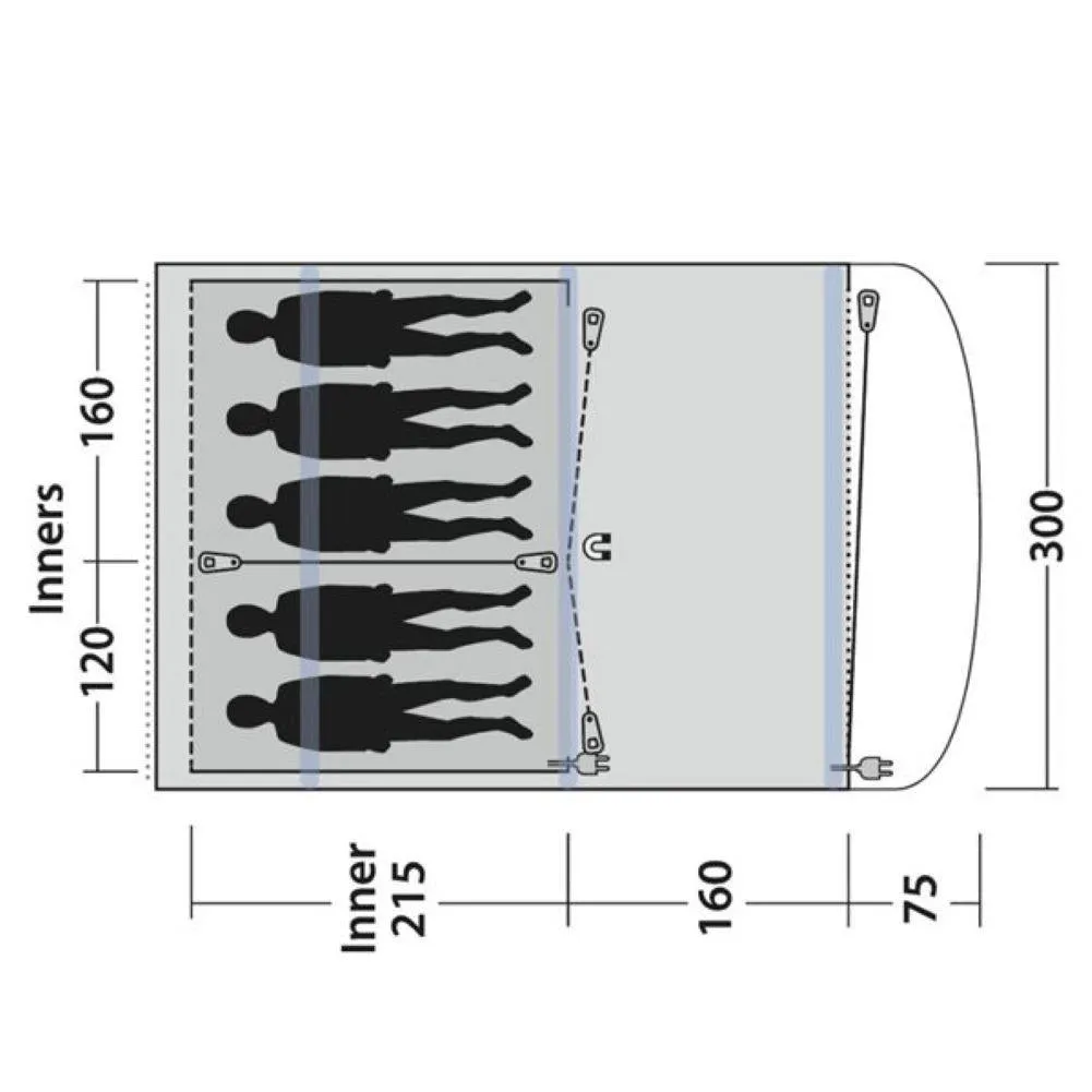 Outwell Lindale 5PA Air Tent (2022 )