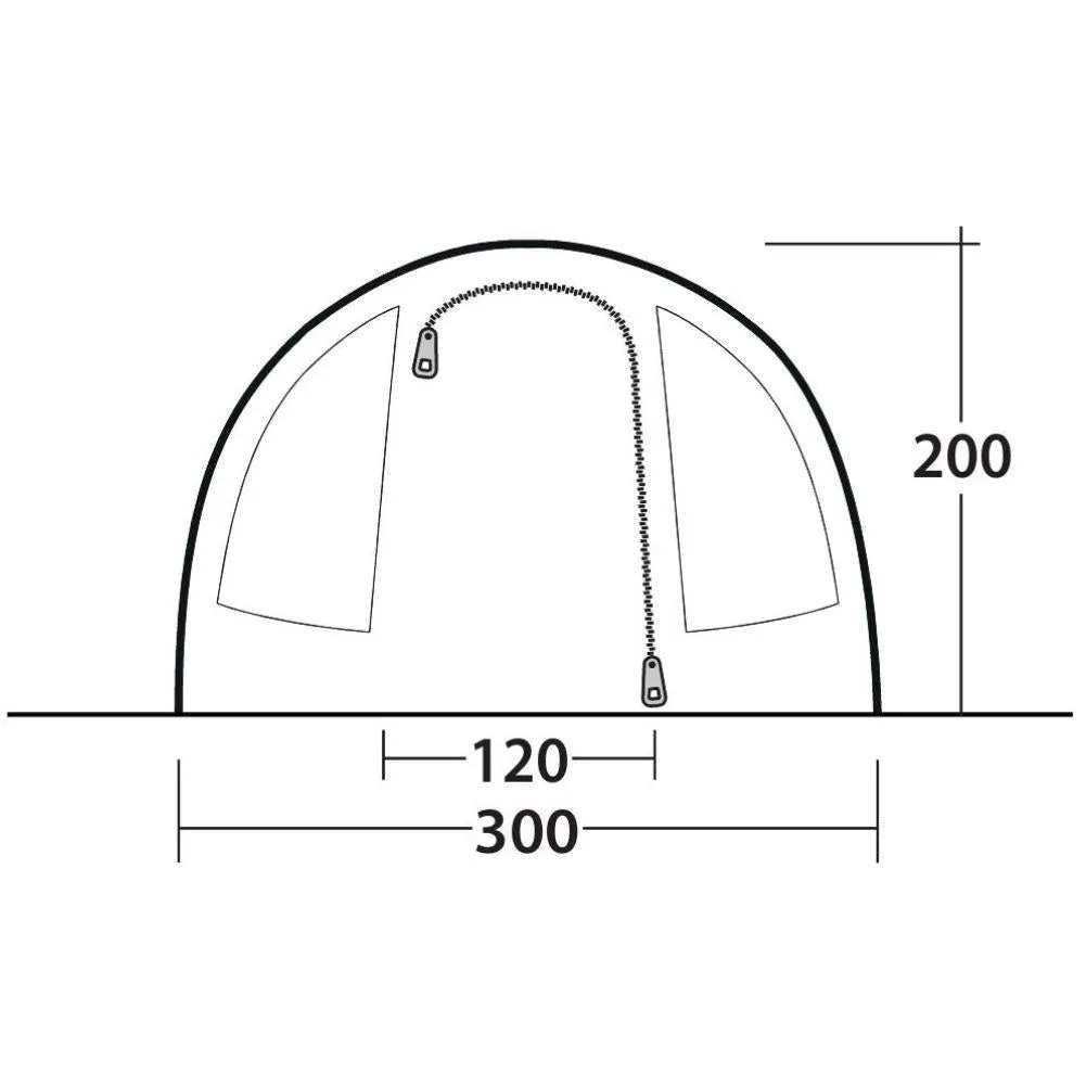 Outwell Tent Sky 4 - 4 Man Tunnel Tent