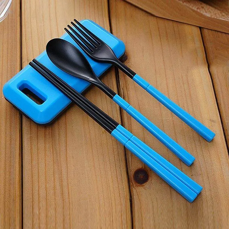 Portable Folding Travel Dinnerware Set