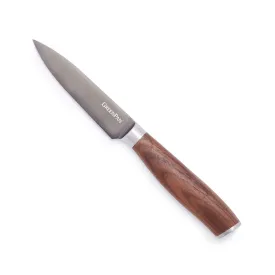 Premiere Titanium Cutlery 4" Paring Knife with Walnut Handle