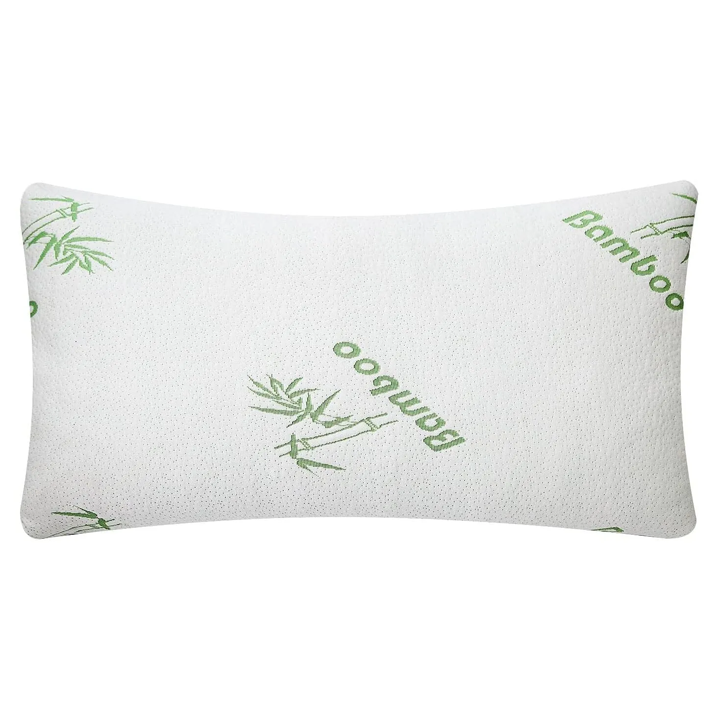 Queen Memory Foam Pillow with Removable Bamboo Cover