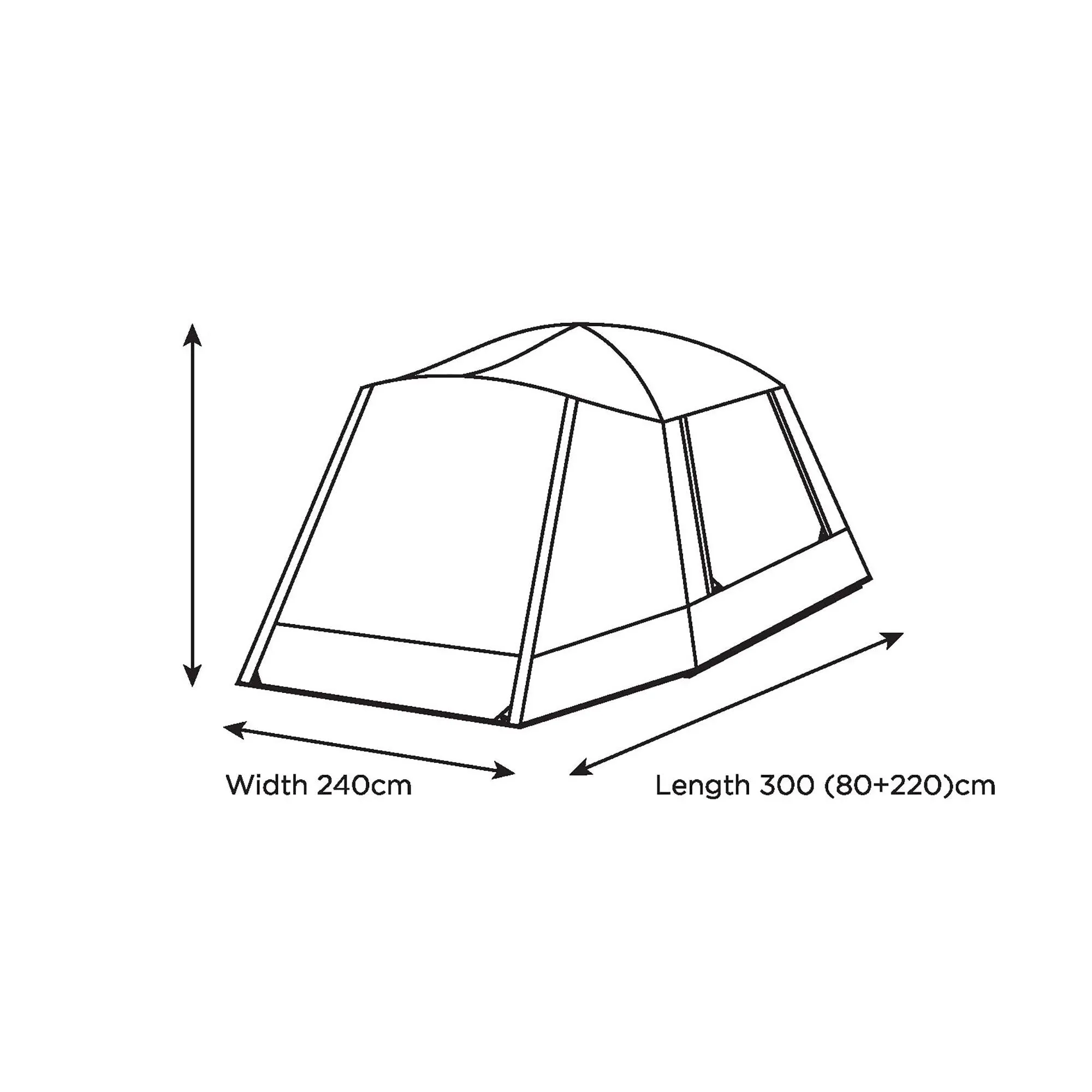 Quest Outdoors Cabin 4 Tent