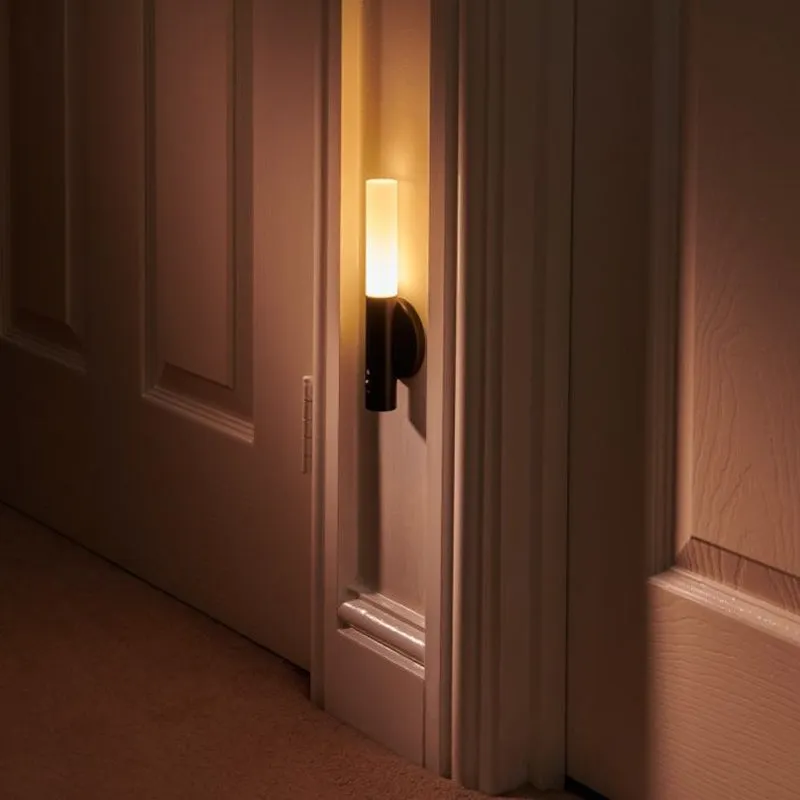 Rechargeable LED Motion Sensor Closet Light In Wooden Texture