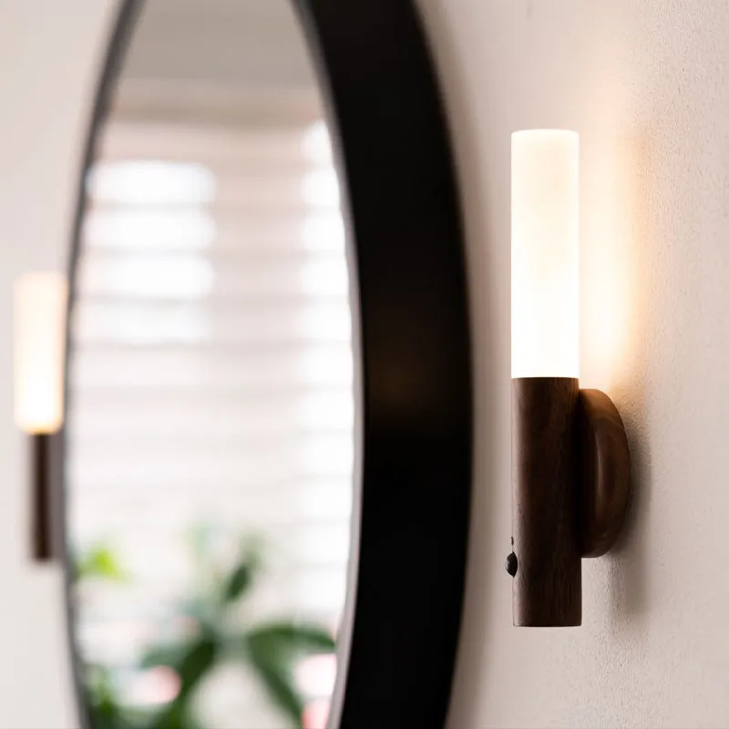 Rechargeable LED Motion Sensor Closet Light In Wooden Texture