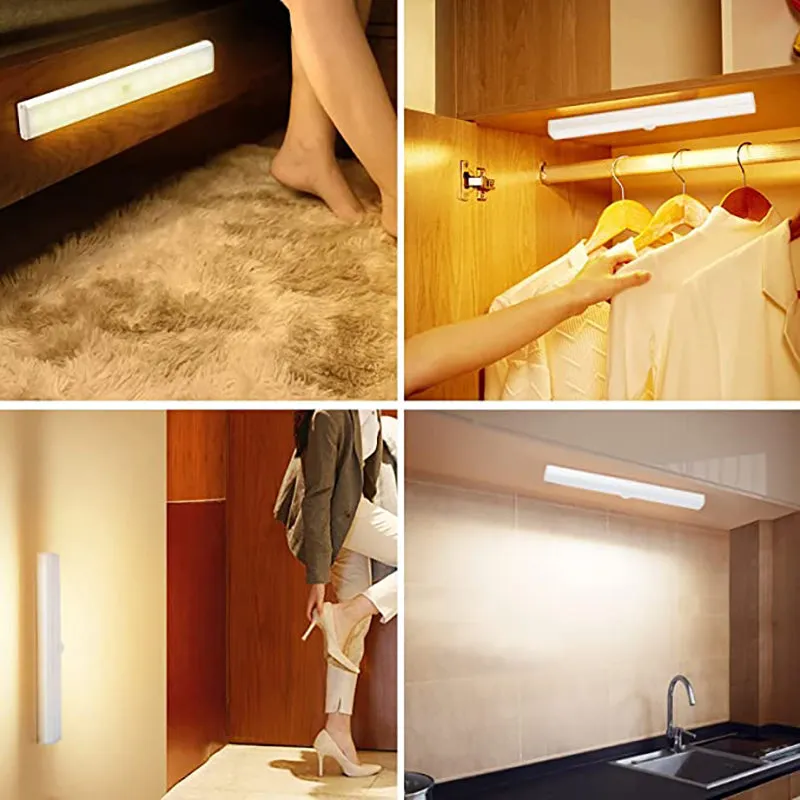 Rechargeable LED Motion Sensor Under Counter Closet Lights