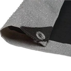 Silver/Black Poly Tarp 40' x 50'