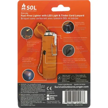 SOL Fuel-Free Plasma Lighter