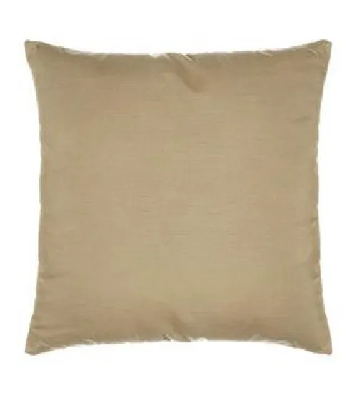 Sunbrella 18"X18" Square Throw Pillow - Spectrum Sand