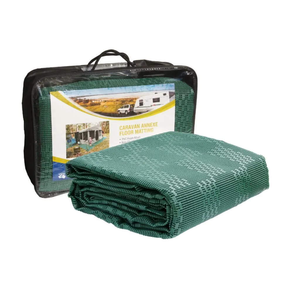 Supex Caravan Annexe Floor Matting 2.5m x 5m Green