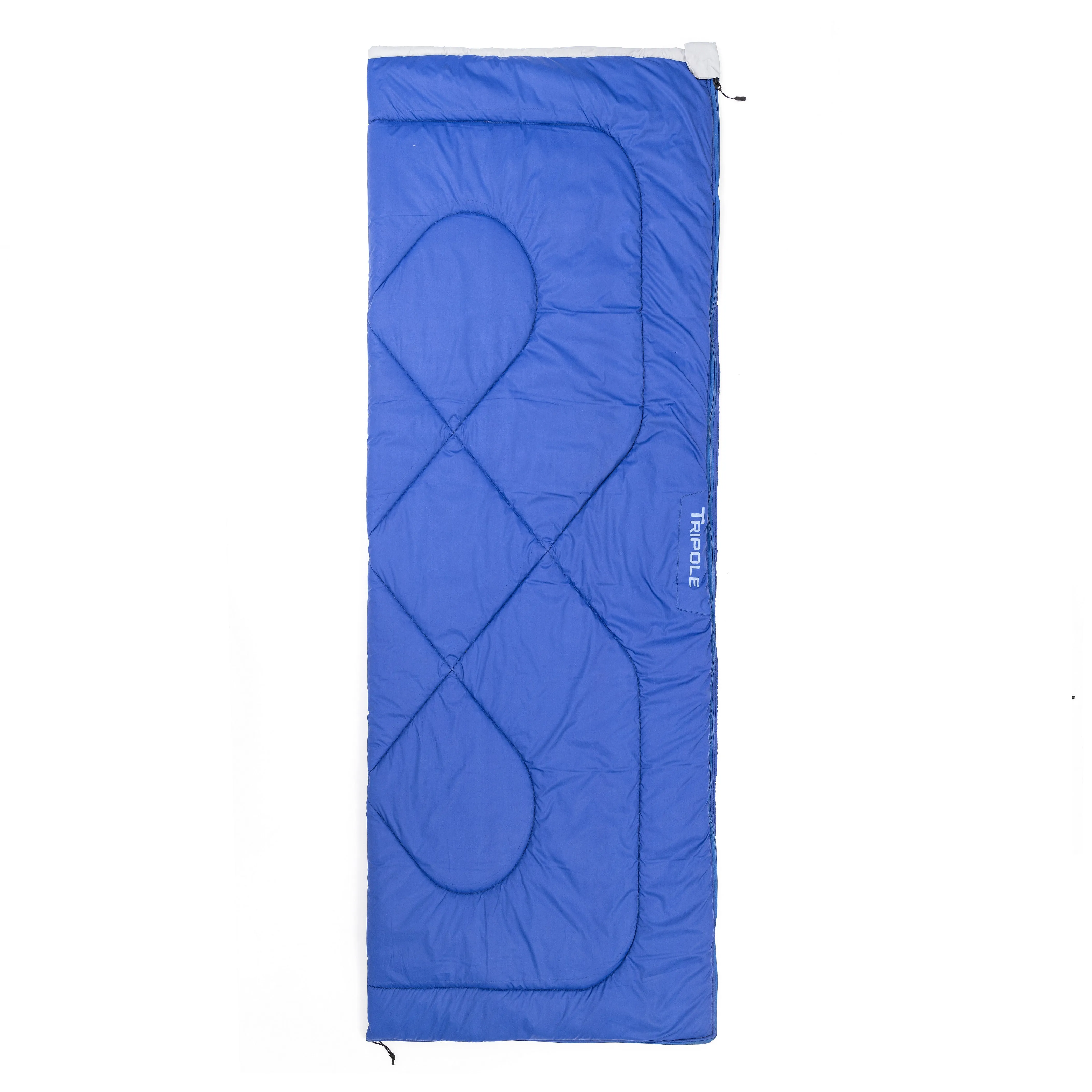 Tripole Camp Series Envelope Sleeping Bag for Camping and Hiking (Royal Blue)