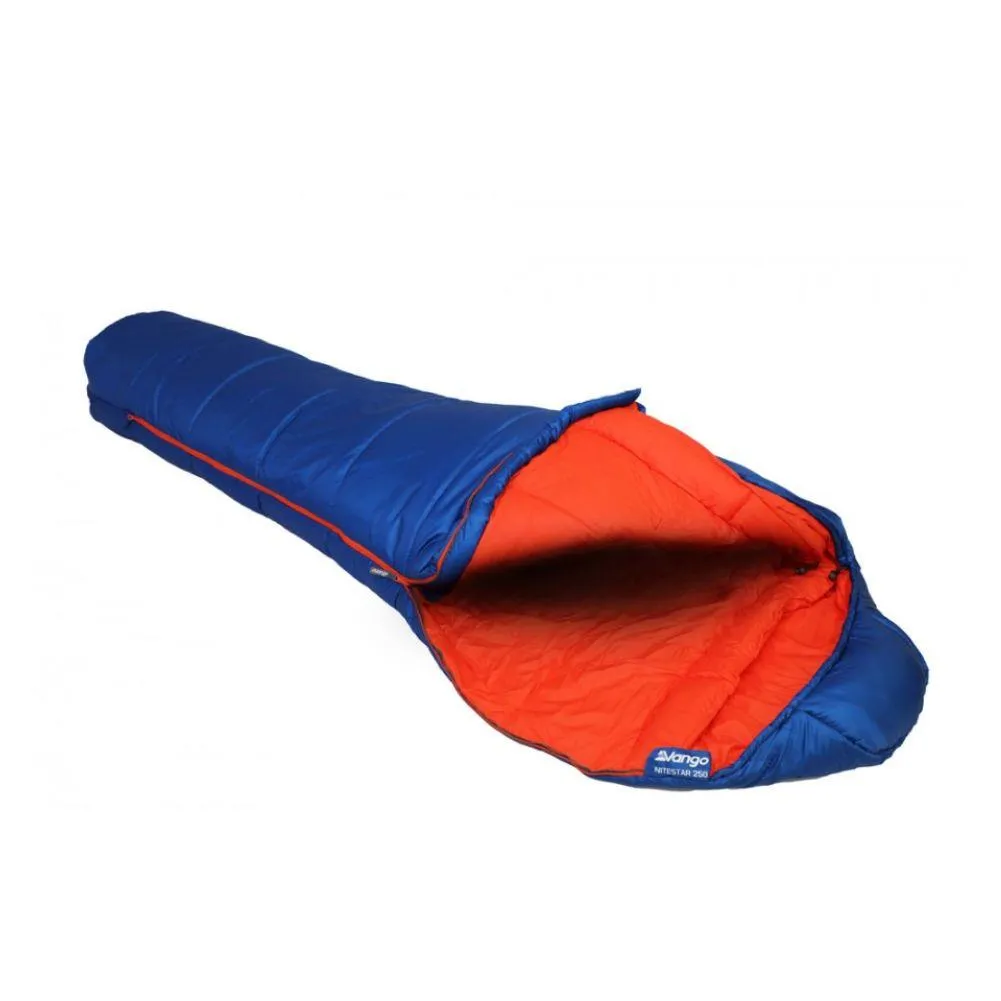 Vango Nitestar Alpha 250 Trekking Sleeping Bag (Classic Blue)